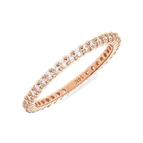 Eternity Ring Knokke rose gold .